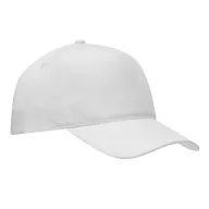   Sapca baseball 5 panouri, Everestus, 2601E12711, Poliester, Alb