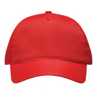   Sapca baseball 5 panouri, Everestus, 2601E12712, Poliester, Rosu
