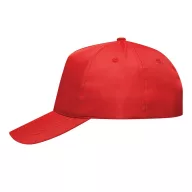   Sapca baseball 5 panouri, Everestus, 2601E12712, Poliester, Rosu