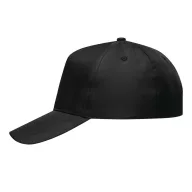   Sapca baseball 5 panouri, Everestus, 2601E12714, Poliester, Negru