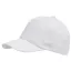 Sapca 5 paneluri pentru copii KIDDY WEAR, bumbac 100%, alb