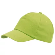 Sapca 5 paneluri pentru copii KIDDY WEAR, bumbac 100%, verde