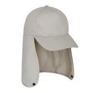 Sapca baseball 5 panouri, Everestus, 2601E12709, Bumbac, Bej