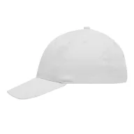 Sapca baseball 6 panouri, Everestus, 2601E12715, Bumbac, Alb