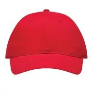   Sapca baseball 6 panouri, Everestus, 2601E12716, Bumbac, Rosu