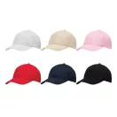 Sapca baseball 6 panouri, Everestus, 2601E12717, Bumbac, Roz