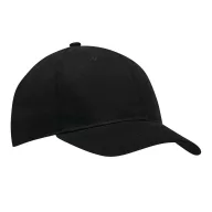  Sapca baseball 6 panouri, Everestus, 2601E12719, Bumbac, Negru