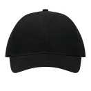 Sapca baseball 6 panouri, Everestus, 2601E12719, Bumbac, Negru