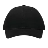   Sapca baseball 6 panouri, Everestus, 2601E12719, Bumbac, Negru