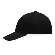   Sapca baseball 6 panouri, Everestus, 2601E12719, Bumbac, Negru