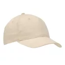 Sapca baseball 6 panouri, Everestus, 2601E12720, Bumbac, Bej