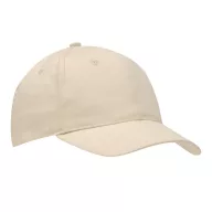 Sapca baseball 6 panouri, Everestus, 2601E12720, Bumbac, Bej