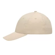 Sapca baseball 6 panouri, Everestus, 2601E12720, Bumbac, Bej