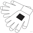 Manusi cu touchscreen OPERATE, albastru