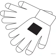 Manusi cu touchscreen OPERATE, rosu