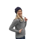 Esarfa multifunctionala fleece VARIOUS, bleumarin