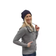 Esarfa multifunctionala fleece VARIOUS, bleumarin