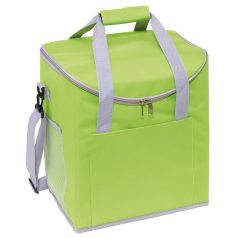   Geanta termoizolanta, buzunar frontal, manere intarite, verde, gri, Everestus, GT07FY, poliester 600D