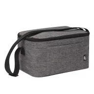   Geanta termoizolanta, Everestus, 2601E12571, 25x15.5x14.5 cm, Poliester, Gri deschis