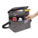 Geanta termoizolanta, Everestus, 2601E12567, 30x20x25 cm, Poliester, Gri deschis