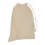 Saculet cu snur, Everestus, 2601E12703, 15x20 cm, Bumbac, Bej