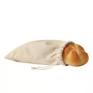   Saculet cu snur, Everestus, 2601E12703, 15x20 cm, Bumbac, Bej