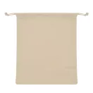Saculet cu snur, Everestus, 2601E12702, 25x30 cm, Bumbac, Bej