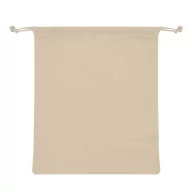   Saculet cu snur, Everestus, 2601E12702, 25x30 cm, Bumbac, Bej