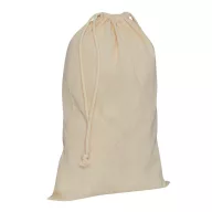   Saculet cu snur, Everestus, 2601E12701, 32x49 cm, Bumbac, Bej
