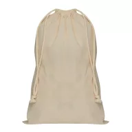   Saculet cu snur, Everestus, 2601E12701, 32x49 cm, Bumbac, Bej