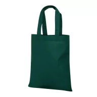   Sacosa de cumparaturi, Everestus, 2601E12707, 22x26 cm, Bumbac, Verde inchis