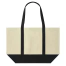 Sacosa de cumparaturi, Everestus, 2610E19056, 54x35x18 cm, Bumbac, Negru