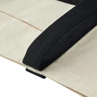   Sacosa de cumparaturi, Everestus, 2610E19056, 54x35x18 cm, Bumbac, Negru