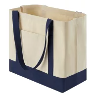   Sacosa de cumparaturi, Everestus, 2610E19057, 54x35x18 cm, Bumbac, Albastru inchis