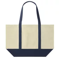   Sacosa de cumparaturi, Everestus, 2610E19057, 54x35x18 cm, Bumbac, Albastru inchis