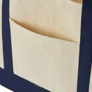Sacosa de cumparaturi, Everestus, 2610E19057, 54x35x18 cm, Bumbac, Albastru inchis
