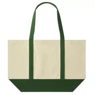   Sacosa de cumparaturi, Everestus, 2610E19058, 54x35x18 cm, Bumbac, Verde inchis