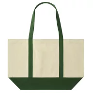   Sacosa de cumparaturi, Everestus, 2610E19058, 54x35x18 cm, Bumbac, Verde inchis