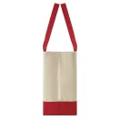 Sacosa de cumparaturi, Everestus, 2610E19059, 54x35x18 cm, Bumbac, Rosu
