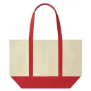 Sacosa de cumparaturi, Everestus, 2610E19059, 54x35x18 cm, Bumbac, Rosu