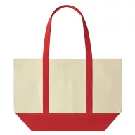  Sacosa de cumparaturi, Everestus, 2610E19059, 54x35x18 cm, Bumbac, Rosu