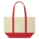 Sacosa de cumparaturi, Everestus, 2610E19059, 54x35x18 cm, Bumbac, Rosu