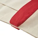 Sacosa de cumparaturi, Everestus, 2610E19059, 54x35x18 cm, Bumbac, Rosu
