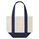 Sacosa de cumparaturi, Everestus, 2610E18985, 32x26x16 cm, Bumbac, Albastru inchis