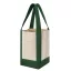 Sacosa de cumparaturi, Everestus, 2610E18986, 32x26x16 cm, Bumbac, Verde inchis