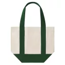 Sacosa de cumparaturi, Everestus, 2610E18986, 32x26x16 cm, Bumbac, Verde inchis