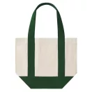 Sacosa de cumparaturi, Everestus, 2610E18986, 32x26x16 cm, Bumbac, Verde inchis