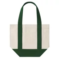   Sacosa de cumparaturi, Everestus, 2610E18986, 32x26x16 cm, Bumbac, Verde inchis