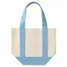 Sacosa de cumparaturi, Everestus, 2610E18987, 32x26x16 cm, Bumbac, Albastru deschis