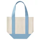 Sacosa de cumparaturi, Everestus, 2610E18987, 32x26x16 cm, Bumbac, Albastru deschis